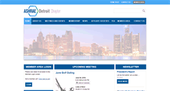 Desktop Screenshot of detroitashrae.org